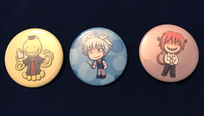 Assasination classroom button set