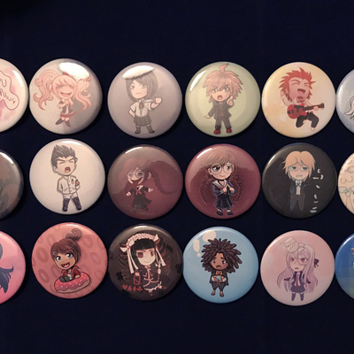 Dangan ronpa 1 button set
