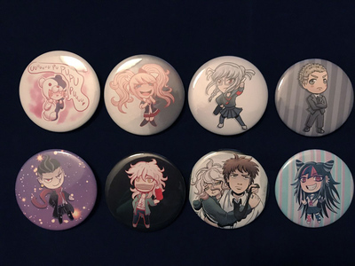 Dangan ronpa 2 button set
