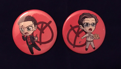 Deadly premonition button set