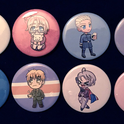 Hetalia button set