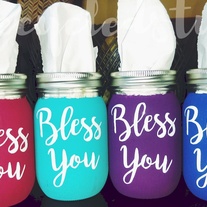 Bless You Mason Jar