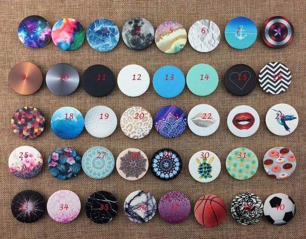 Phone Holder Knob, Collapsible Socket, Pop Up Phone Stand