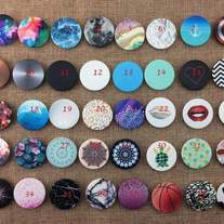 Phone Holder Knob, Collapsible Socket, Pop Up Phone Stand