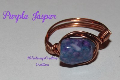 Purple Jasper Ring