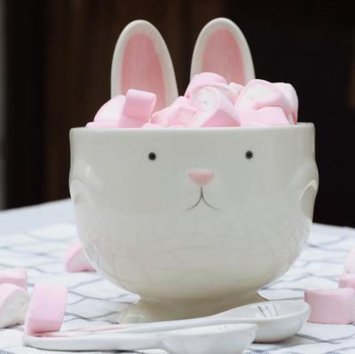Cute Rabbit Salad Bowl