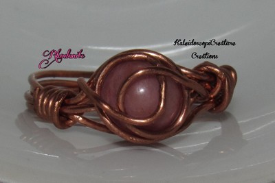 One of a Kind Rhodonite Ring