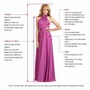 White Split Front Appliques Sweep Train Chiffon Prom Dresses 2017 -2