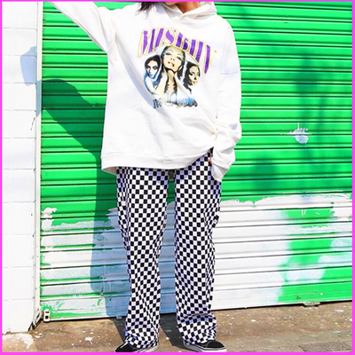 VINTAGE CYBERPUNK CHECKER PANTS