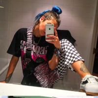 VINTAGE CYBERPUNK CHECKER PANTS - Thumbnail 3