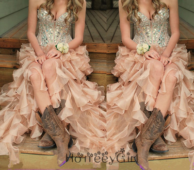 Prom Dress,Sequin Prom Dress,Country Style Prom Dress, Ligh Low Prom Dress,Beading Prom Dress,Ready Dress to Prom