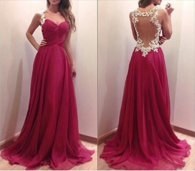 Charming Burgundy Sweetheart Floor Length Prom Dress With Applique Blackless Detalis, Handmade Prom Dresses Evening Dresses