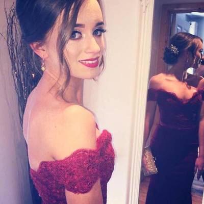 Hot burgundy off-shoulder mermaid embroidery floor-length long prom dresses,evening dresses