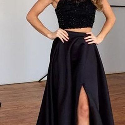High quality floor length backless prom dresses, backless black prom dresses 2016, backless prom formal gown