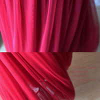 RED Full Tulle Skirt Floor Length Tutu Skirt Red Tulle Maxi Skirt Plus Size Tulle Skirt Red Wedding Bridesmaid Skirt - Thumbnail 3