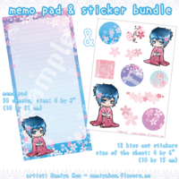 Manga Memo Pad 'Sakura' - Thumbnail 1