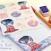 Manga Memo Pad 'Sakura' - Thumbnail 4