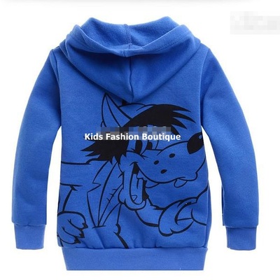 Kids blue "nu pogodi" sweat suits.