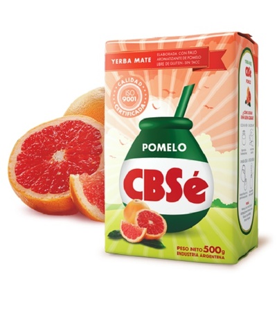 Yerba Mate Tea CBSe - with GRAPEFRUIT / POMELO- 500g pkg. 