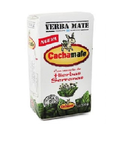 Cachamate Yerba Mate Serrana 500 gr. 1/2 kilo Product from Argentina