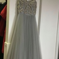 Charming Prom Dress,Spaghetti Straps Prom Dress,Long Prom Dress,Tulle Prom Dresses - Thumbnail 1