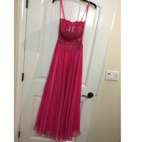 Spaghetti Straps Prom Dress,Chiffon Prom Dresses,Beading Prom Dress - Thumbnail 1