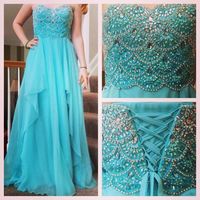 Charming Prom Dress, Sexy Prom Dresses,Long Prom Dress,Sweetheart Beaded Prom Dress,Chiffon Evening Dress,Evening Dresses - Thumbnail 1