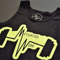 Men's Classic Tank Black/Neon Green - Thumbnail 1