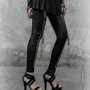 Gothic Punk Legging black gothic legging-1