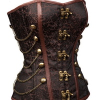 Steampunk corset bustier - Thumbnail 1