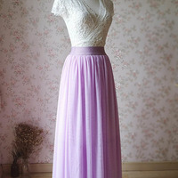Womens Full Long Tulle Skirt Custom Bridesmaid Skirt Any Size NWT - Thumbnail 4