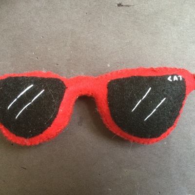 'the shades' custom catnip toy!