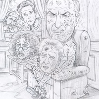 #42 Robert Defearo Pencil Rough - 2007 Topps Hollywood Zombies - Thumbnail 1