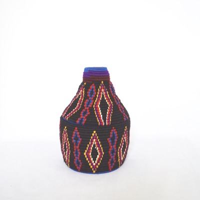  sold sold sold berber basket handwoven vintage moroccan wool lidded basket