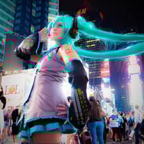 Hatsune Miku-Vocaloid- Cosplay print