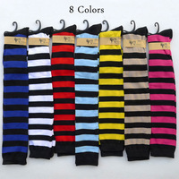 Multi-Color Stripe Garterbelt Stocking - Thumbnail 1