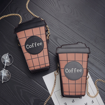 One cup of coffee shoulder bag