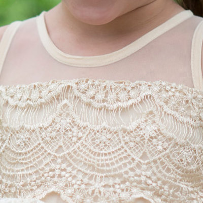 Girls ivory lace dress,crochet lace dress,ivory flower girl dress,flower girl dress, girls dress,country wedding flower girl,rustic dress