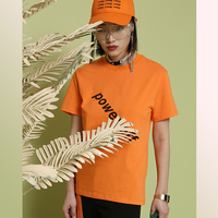 POWER OFF ORANGE T SHIRT - Thumbnail 2