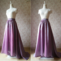 Lavender High Low Maxi Party Skirt - Thumbnail 1