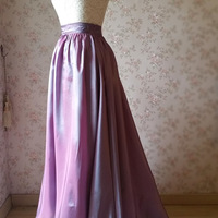 Lavender High Low Maxi Party Skirt - Thumbnail 2
