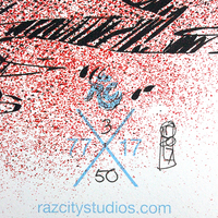 "X" (the band) 40 year reunion Gig poster. 18"x 24" 3 color screen print - Thumbnail 4