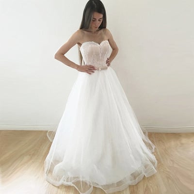 Sweetheart lace wedding dress,wedding dress, cheap wedding dress, cheap wedding gown, bridal wedding dress,w21