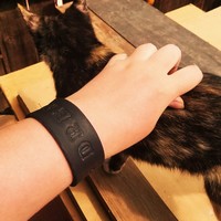 Sinner's Prayer leather cuffs - Thumbnail 2