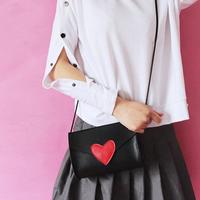 Sweet Red Heart Shoulder Bag - Thumbnail 1