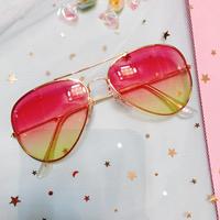 Harajuku Gradient Aviator Sunglasses - Thumbnail 1