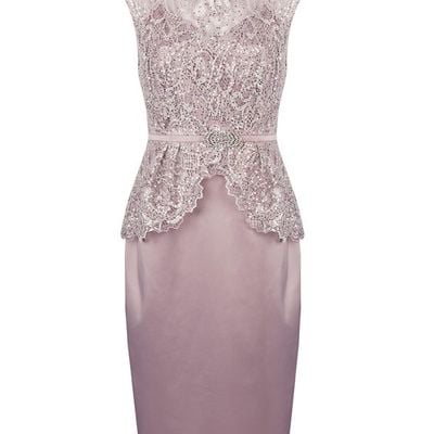 Elegant sheath mother of bride dress for wedding party - Thumbnail 5