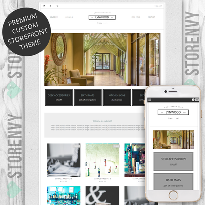 Storenvy Premium Plus Theme | Custom Storefront | Lynwood