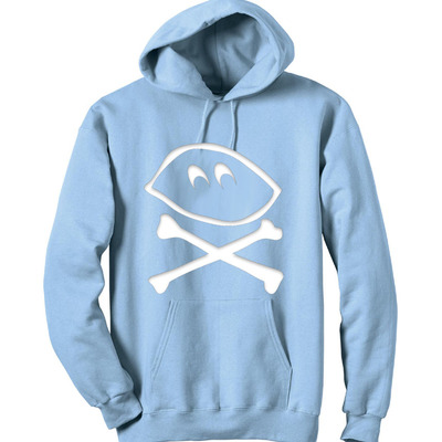 Powder blue hoodie