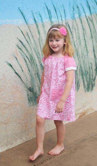 Peasant Dress- Medium (3T-5/6)
